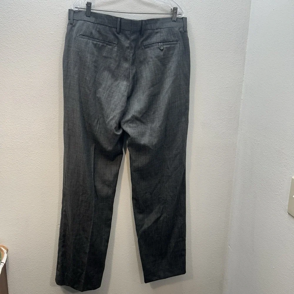 Banana Republic Dress‎ Pants 36x34 Wool Blend Gray Italy Modern Fit Mens